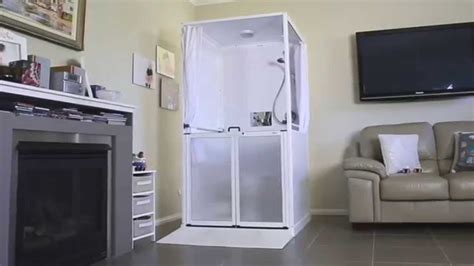 All you have to do is hook it up to a garden hose. Portable Shower Stall Freedom Showers Indoor For Camping ...