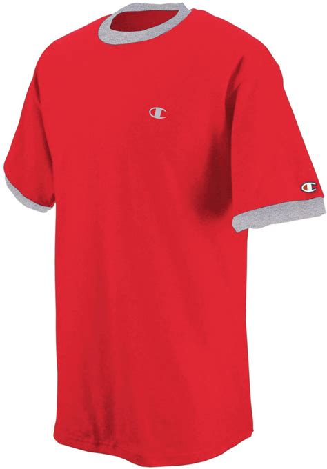 Champion Cotton Jersey Mens Ringer T Shirt T2232 Ebay