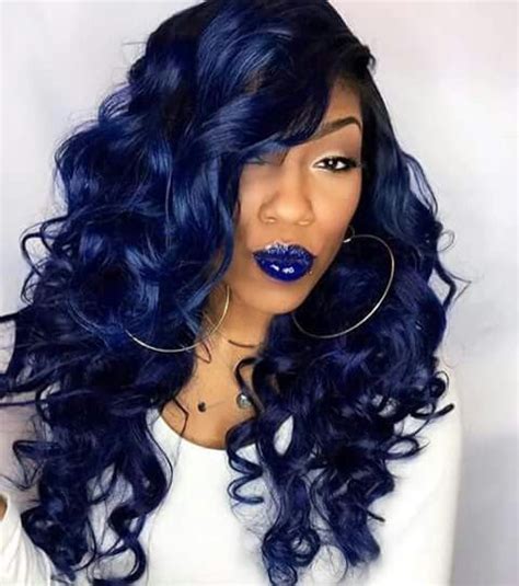 The 25 Best Midnight Blue Hair Ideas On Pinterest Dark