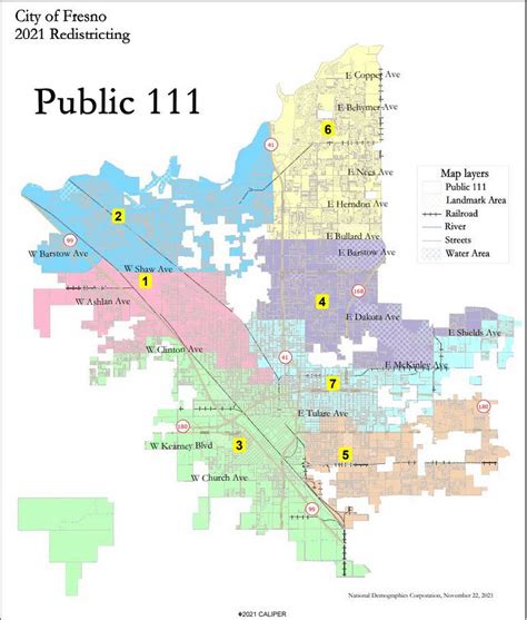 Fresno City Council Adopts New District Boundaries Fresno Bee