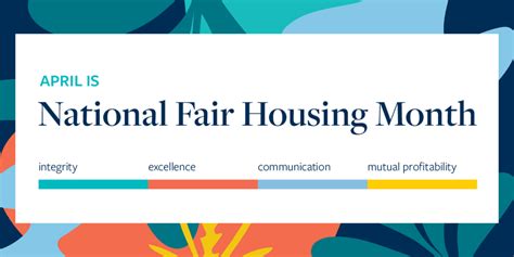 National Fair Housing Month Michael Saunders And Company