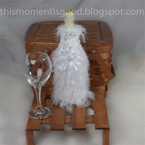 Maybe you would like to learn more about one of these? Loom Knit Wine Bottle Cover Pattern Bride & Groom! (2 ...
