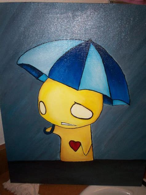 Cute Lil Emo Guy Painting By Pixie Cupcake On Deviantart