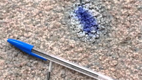 If you are lucky enough to spot an ink stain before it dries, cover the stain with salt, dab gently with a wet paper. How to remove ink stains from carpet. - YouTube