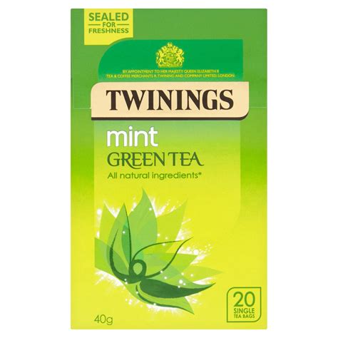 Twinings Mint Green Tea 20 Tea Bags 20 Per Pack Zoom