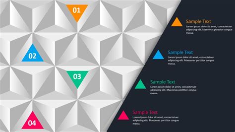 Create 3d Triangle Geometric Slide Design In Powerpoint Youtube