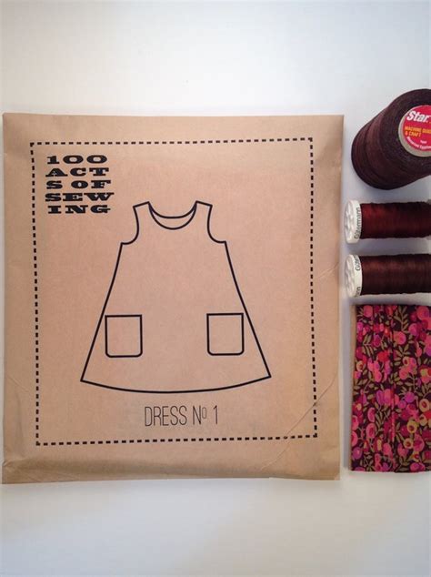 100 Acts Of Sewing Dress No 1 Sewing Pattern By 100actsofsewing