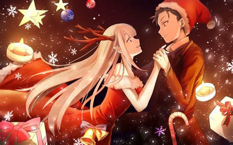 Christmas Couple Anime Wallpapers Wallpaper Cave