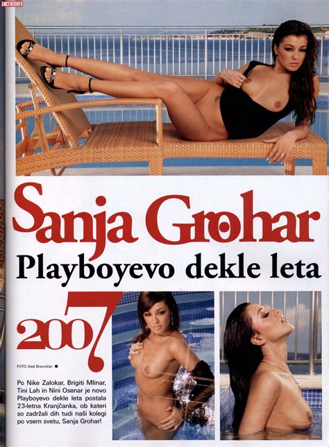 Sanja Grohar Desnuda En Playboy Magazine Slovenia Hot Sex Picture