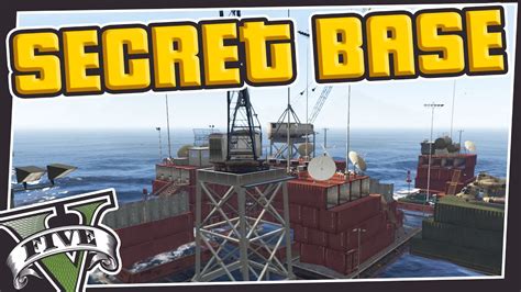 Secret Sea Island Base Gta 5 Mods Youtube