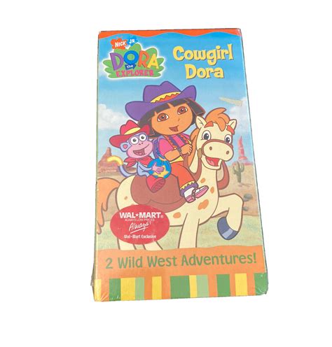 Dora The Explorer Cowgirl Dora Vhs 2003 Nick Jr Nickelodeon New Sealed 97368794436 Ebay