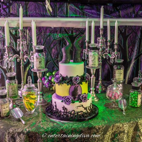 Maleficent Party Decor Ideas Entertaining Diva From House To Home