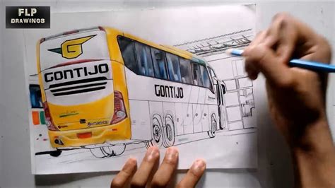 Desenho De Ônibus Marcopolo Paradiso G7 1200 Gontijo Youtube