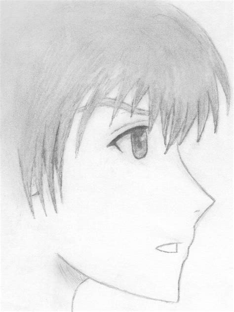 Face Sad Anime Boy Side View Pin On Animemanga Ikemen Allmight