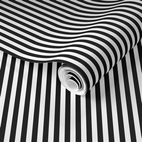 Black And White Stripes Four To An Wallpaper In 2022 Prepasted