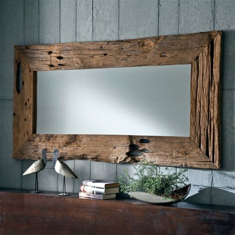 Henke Collection Wall Mirror Rustic House Home Decor Wood Mirror