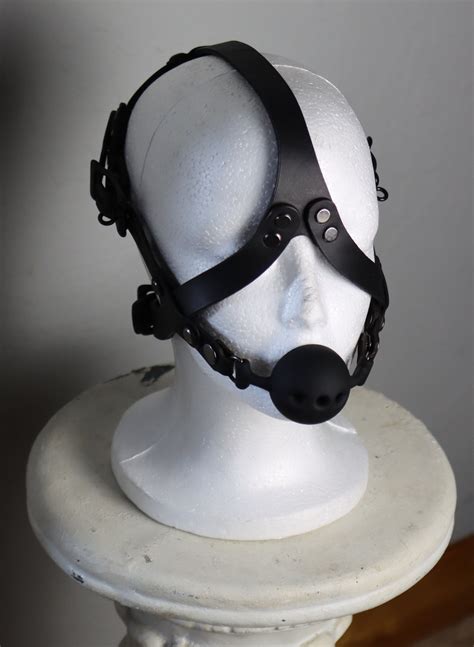 Locking Harness Gag Multiple Size Ball Gags And Ring Gag With Etsy