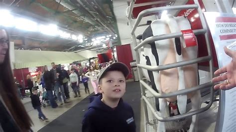 Robot Milkers And Toy Tractors At The New York State Farm Show Youtube