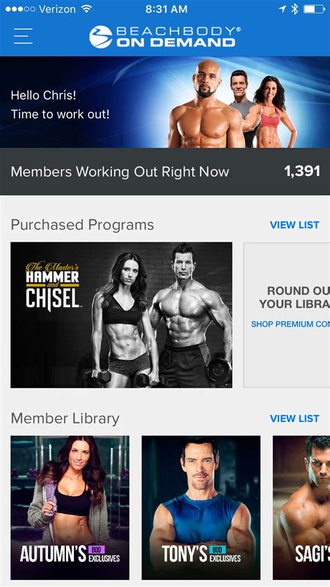 Beachbody On Demand Now Available On The App Store For Iphone Your