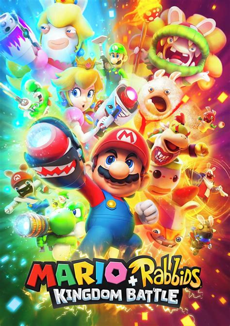 Mario + rabbids kingdom battle will be available on august 29, 2017 for nintendo switch. Big Poster Mario + Rabbids Kingdom Battle LO02 90x60 cm no ...