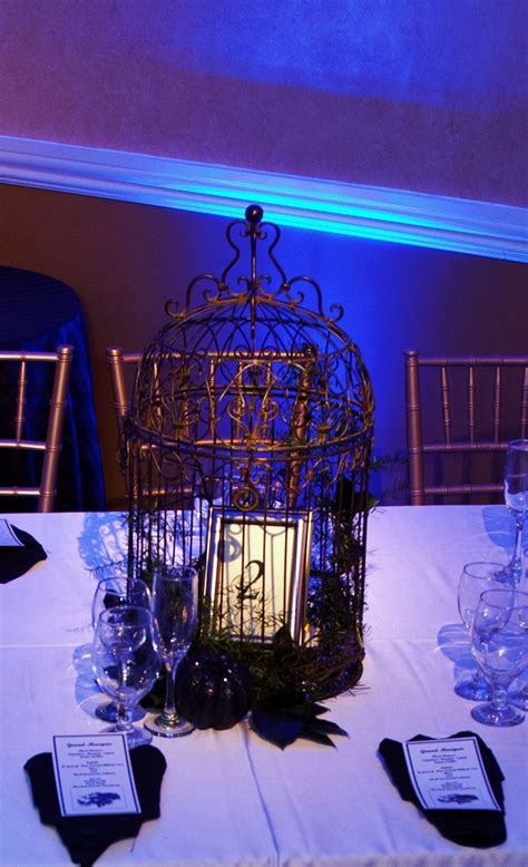 Pin By Becca Davidson On Halloween Wedding Wedding Table Setup Halloween Wedding Decorations