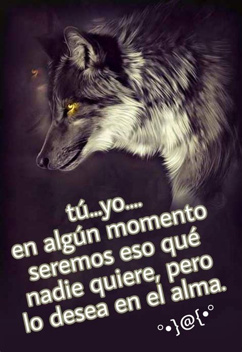 a black and white wolf with yellow eyes on it s face in spanish