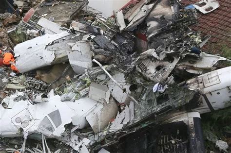 Dramatic Pictures Show Wreckage Of Taiwan Plane Crash That Killed 48