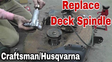 How To Replace A Deck Spindle On Craftsman Husqvarna Mowers With Taryl