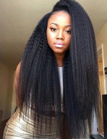 Kinky Straight Weave Is So Beautiful Black Hair Information