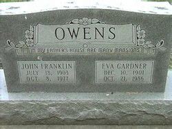 Eva Gardner Owens Find A Grave Memorial