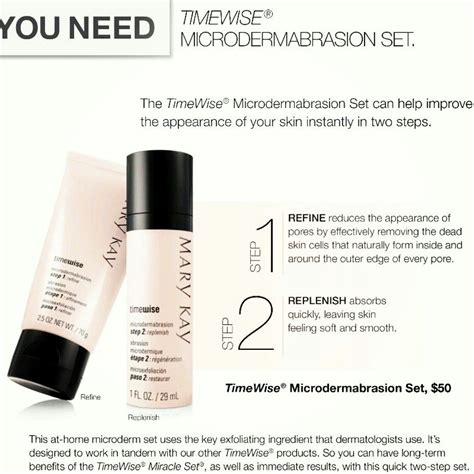 Get the look of polished, younger skin and significantly smaller pores. Microdermabrasion | Microdermabrasion, Mary kay ...
