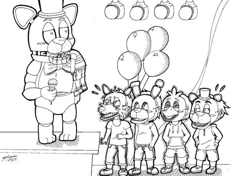 Dibujos De Five Nights At Freddys Para Colorear Wonder Day