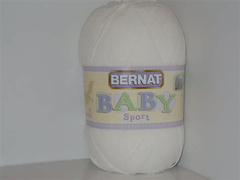 Bernat Baby Sport Big Ball Yarn Baby White 123oz350g