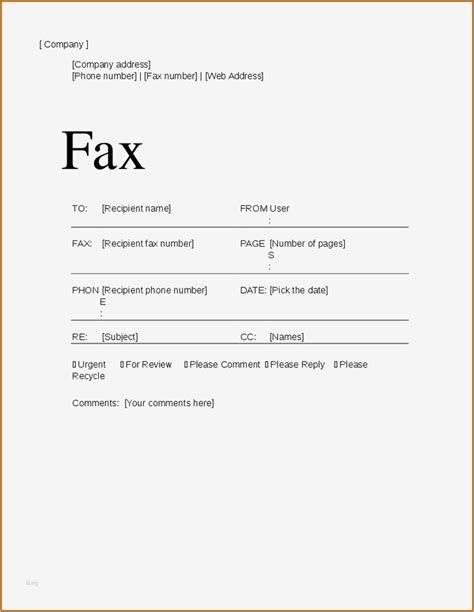 The trick is in the future across templates that are unique. Fax Vorlagen Word 2003 Wunderbar 7 Fax Cover Sheet ...