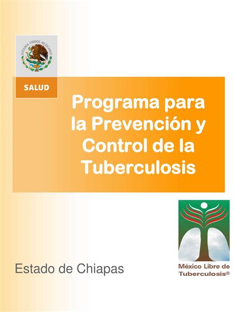 PPT Programa para la Prevención y Control de la Tuberculosis