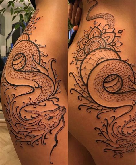 Dragon Tattoo Dragon Tattoo For Women Hip Thigh Tattoos Cute Tattoos For Women