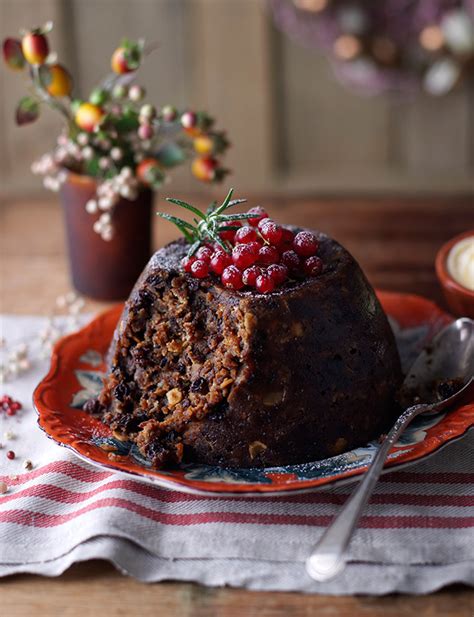 Classic Christmas pudding with brandy butter | Sainsbury`s Magazine