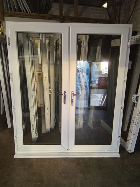 Used White Upvc French Doors 1800mm X 2100mm Ea2a Used Upvc Windows