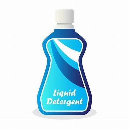 Detergent Laundry Pouring Clip Liquid Powder Illustrations