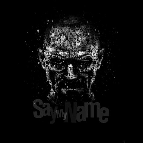 Say My Name Typography Art Hd Wallpaper For Ipad Screens