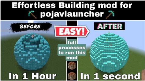 effortless buildings mod for pojavlauncher build anything 100 faster effortless mod