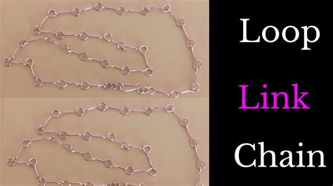 Diy Easy Simple Wire Bar Link Necklace Chain How To Make A Wire Chain