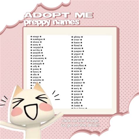 𝗔𝗱𝗼𝗽𝘁 𝗺𝗲 (𝗋𝗈𝖻𝗅𝗈𝗑) ρяєρρу ρєт иαмєѕ!! | Preppy names, Adopt idea, Adoption