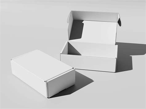 Customize the color of the box edges and board. Free Opened and Closed Cardboard Box Mockup (PSD)