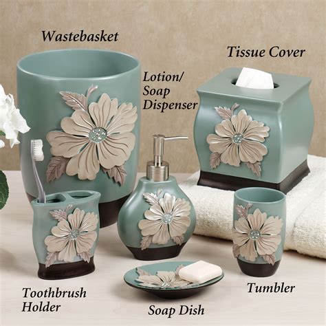 It's a quick and easy way to give your bathroom an organized, uniform look. Bath Accessories Sets Ideas - HomesFeed