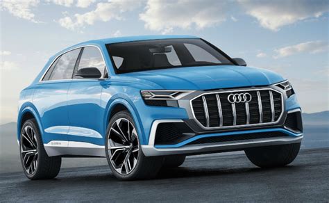 2017 Detroit Auto Show Audi Q8 Suv Concept In Bombay Blue Showcased