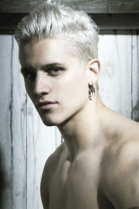 Short spiky haircut for guys. 10 Great Haircuts For Guys With White Hair - How to Dye ...