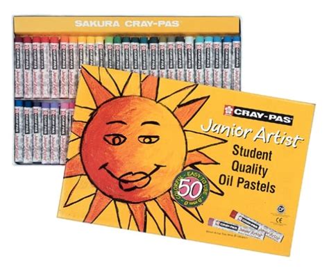 Sakura Cray Pas Junior Artist Oil Pastel Set 50 Colours Cdon