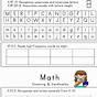 Kindergarten Math Assessment Test