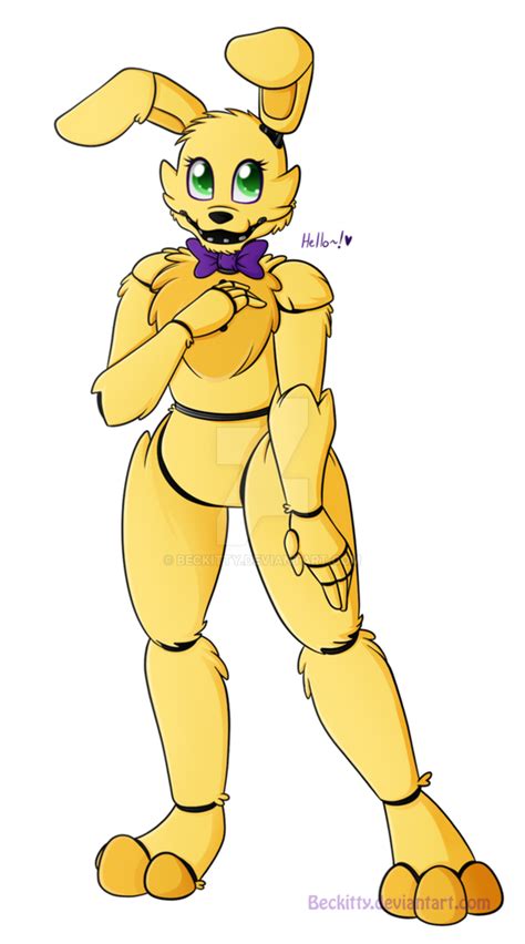 Fnaf Spring Bonnie By Beckitty On Deviantart